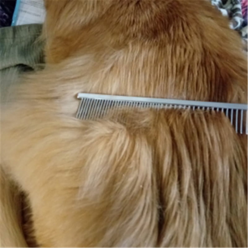 Metal Comb for Dogs Stainless Steel Pet Dog Cat Pin Comb Hair Brush Hairbrush Flea Comb Dogs Cats Pets Acessorios Pet Grooming - Image 6