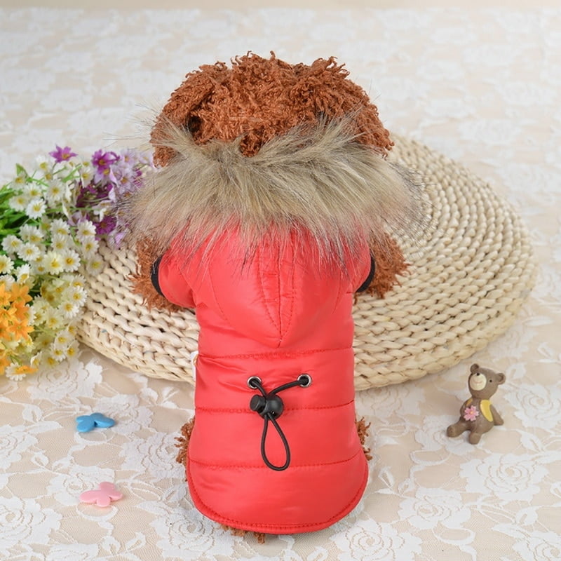 New Pet Dog Coat Winter Warm Small Dog Clothes For Chihuahua Soft Fur Hood Puppy Jacket Clothing Dog Clothes Winter Warm For dog - Image 3