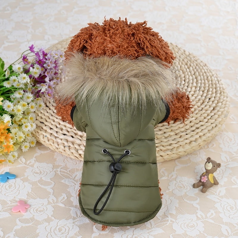 New Pet Dog Coat Winter Warm Small Dog Clothes For Chihuahua Soft Fur Hood Puppy Jacket Clothing Dog Clothes Winter Warm For dog - Image 4