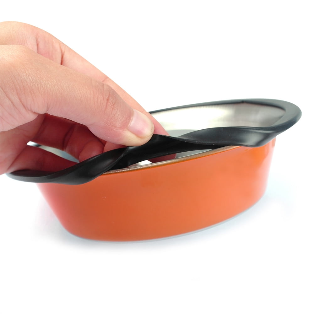 New Pet Dog Stainless Steel Bowls Puppy Cats Food Drink Water Dish Feeder Travel Feeding Non-slip Feeding Dishes Pets Supplies - Image 5