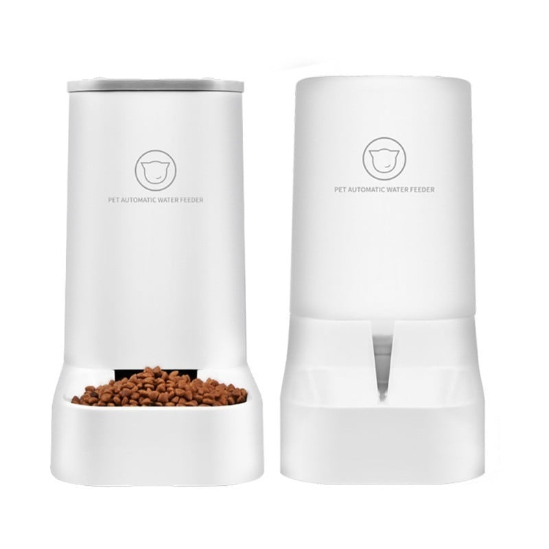 Pet Automatic Feeder Dog Cat Puppy Food Drinker Water...