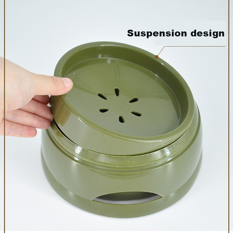 Pet Dog Bowls Floating Not Wetting Mouth Cat Bowl No Spill Drinking Water Feeder Plastic Portable Dog Bowl Support - Image 3