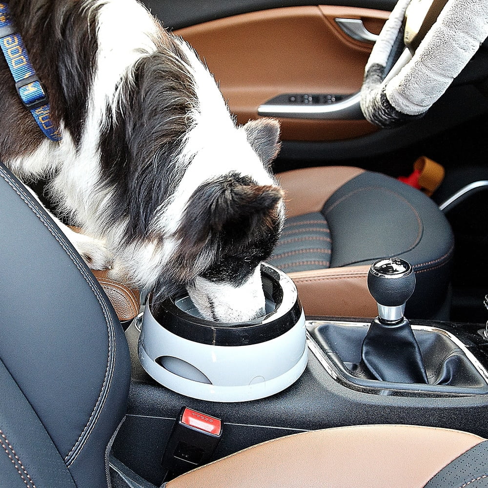 Pet Dog Bowls Floating Not Wetting Mouth Cat Bowl No Spill Drinking Water Feeder Plastic Portable Dog Bowl Support - Image 5