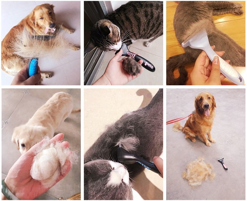 Pet Hair shedding Comb Pet Dog Cat Brush Grooming Tool Furmins Hair Removal Comb For Dogs Cats - Image 5