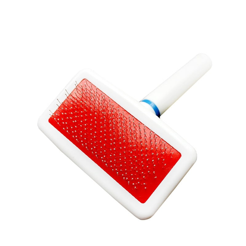 Pet Stainless Steel Combs White Round Head Cat And Dog Detangling Brush Air Bag Needle Fur Brushes Grooming Tools Hair Removal - Image 5
