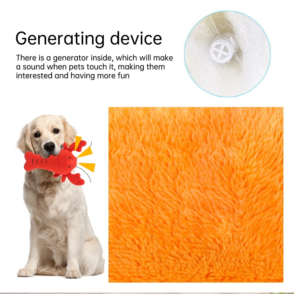 Pet Toys Dogs Cats Cute Lobster Crabs Toy Puppy Squeak Toy Chew Toys For Dog Cat Mascotas Supplies - Image 3