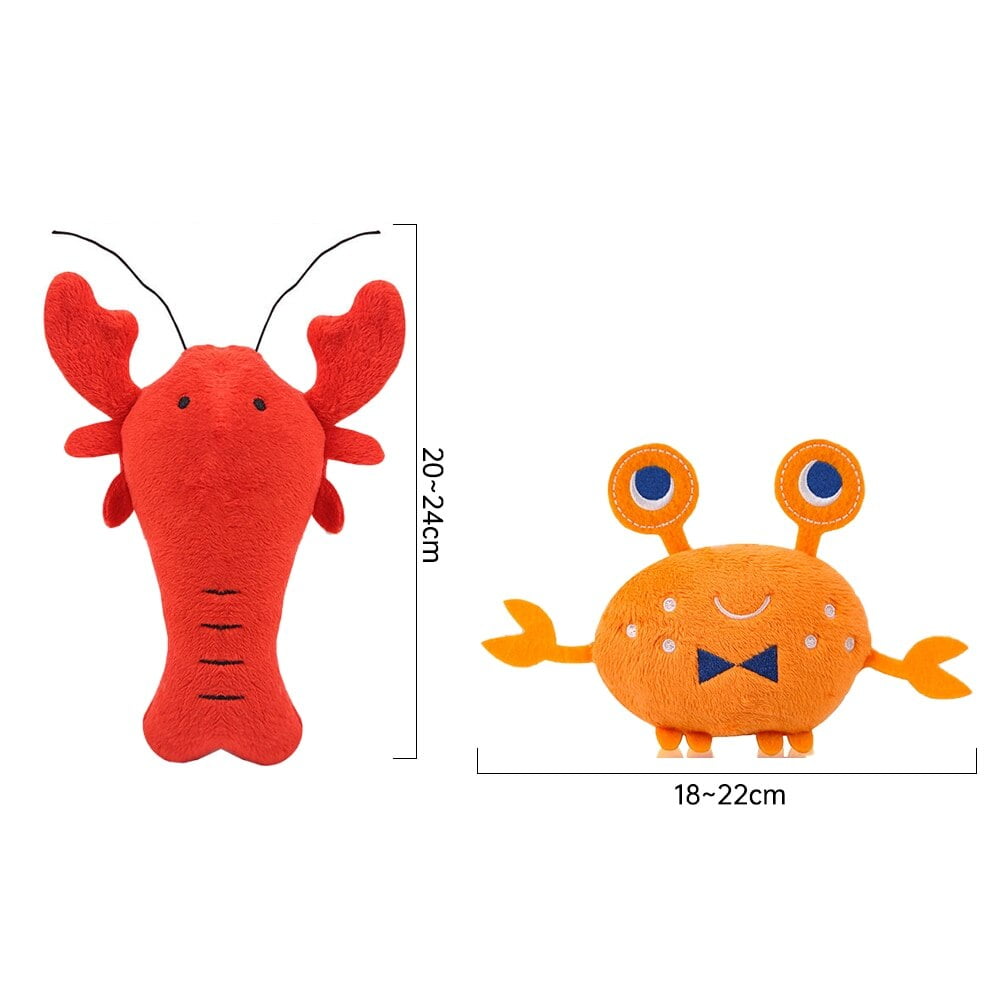 Pet Toys Dogs Cats Cute Lobster Crabs Toy Puppy Squeak Toy Chew Toys For Dog Cat Mascotas Supplies - Image 6