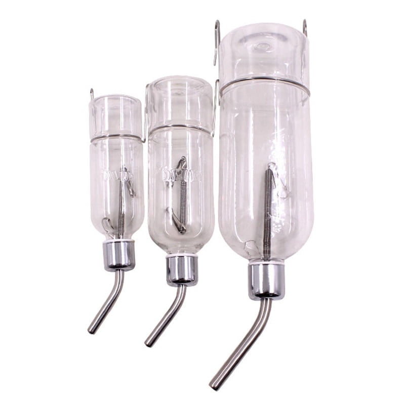 Plastic Hamster Drinker Water Bottle Dispenser Feeder Hanging Pet Dog Guinea Pig Squirrel Rabbit Cage Hanging Bottle Feeder