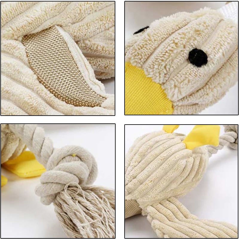Plush Pet Dog Chew Toys for Small Large Dogs Bite Resistant Dog Squeaky Duck Toys Interactive Squeak Puppy Dog Toy Pets Supplies - Image 5