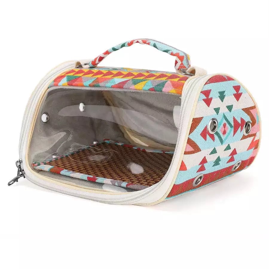 Portable Hamster Bag Carrier Hamster Transparent Bag...
