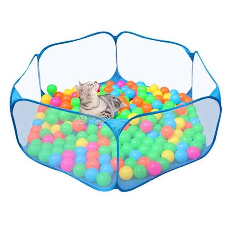 Portable Small Animal Game Fence Foldable Fence Small Pet Turtle Rabbit Fence Game Toy Small Pet Habitat Breathable Rest Area - Image 2