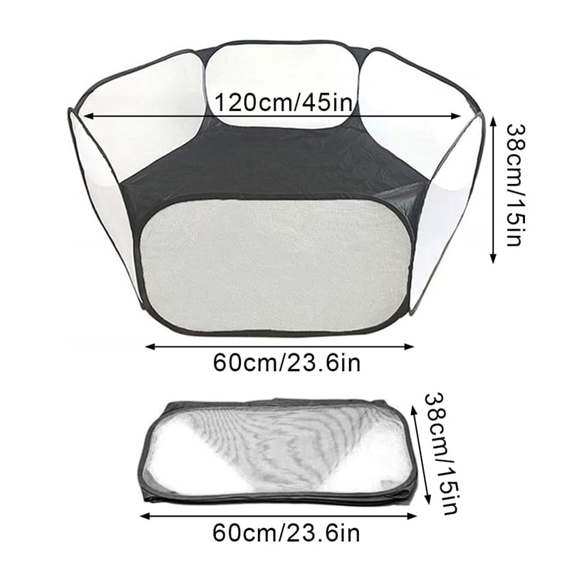 Portable Small Animal Game Fence Foldable Fence Small Pet Turtle Rabbit Fence Game Toy Small Pet Habitat Breathable Rest Area - Image 5