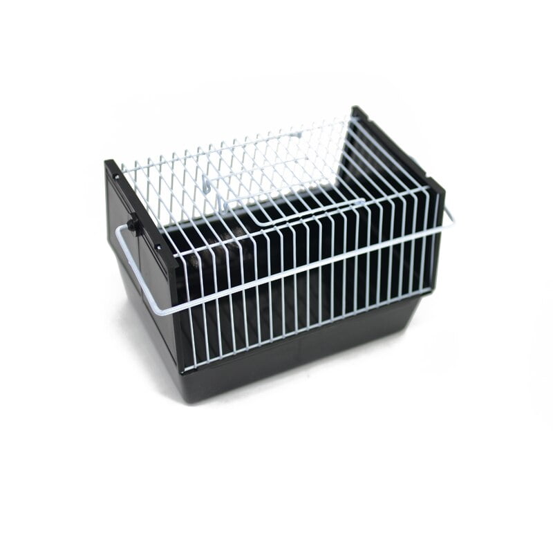 Portable bird cage to carry parrot small bird cage portable cage pillow peony with two feeders birds supplies WJ1130199 - Image 4