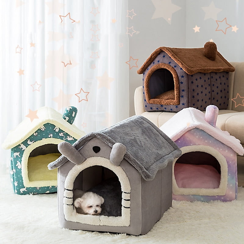 Removable Cat Bed House Kennel Nest Pet Nest Cat Tent Dog Kennel Warm Dog House Cushion Sofa Bed Pet Products Cat House Pet Bed - Image 3