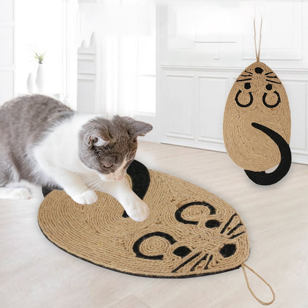 Sisal Cat Scratcher Board Scratching Post Mat Toy Soft...
