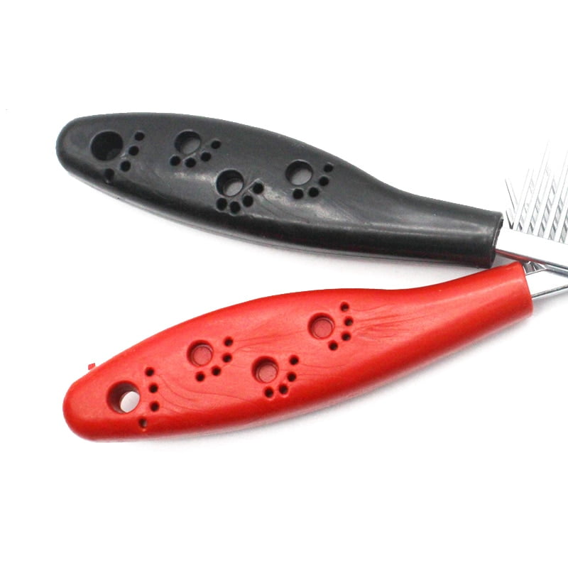 Stainless Steel Dog Comb Pet Hair Removal Shedding Pin Combs For Cat Dog Cleaning Grooming Tool 19.5*3cm - Image 6