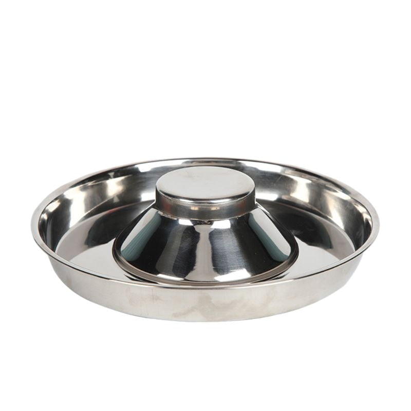 Stainless Steel Pet Dog Bowl Puppy Litter Food Feeding Dish Feeder Water Bowl 831B - Image 2