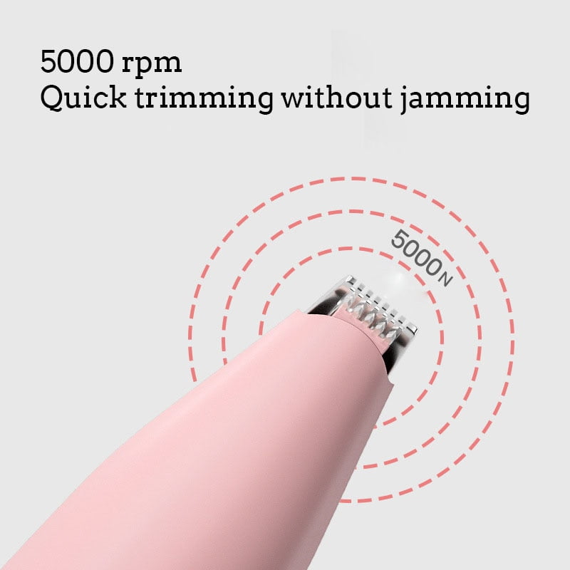 USB Dog Cat Foot Hair Trimmer Pet Grooming Electrical Hair Clipper Shaving Trimming clipper shaver Pet foot hair scissors blade - Image 4