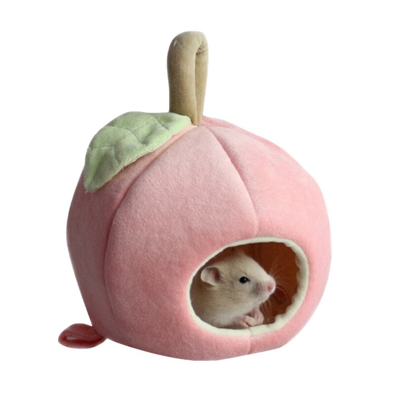 Warm Rabbit Habitat Cave Small Pet Sleeping Nest Fruit...