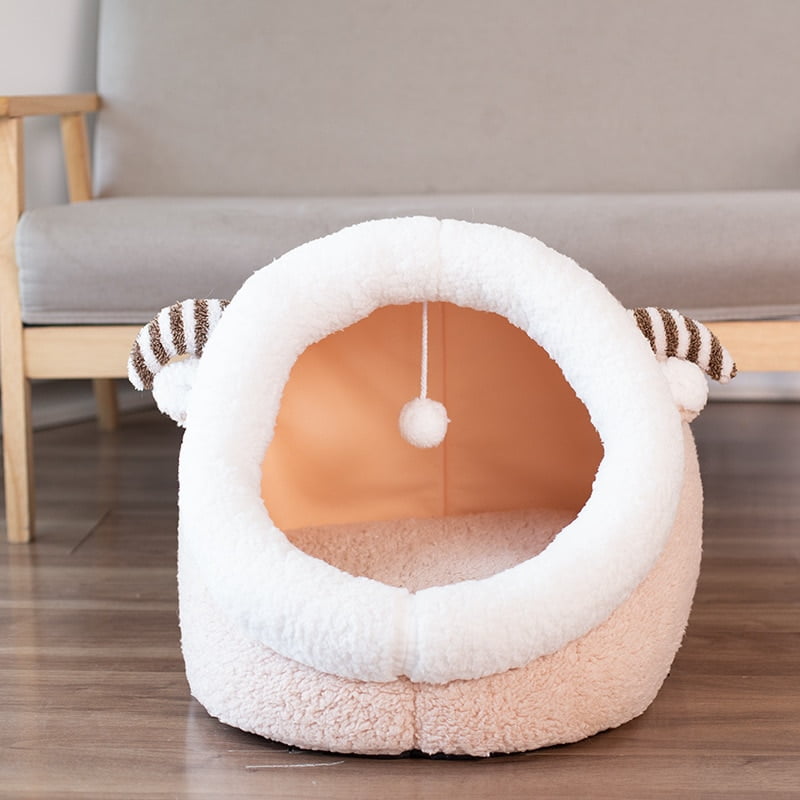 Warm Soft Cat Bed Winter Warm House Cave Pet Dog Soft Nest Kennel Kitten Bed House Sleeping Bag for Small Medium Dogs Supplies - Image 4