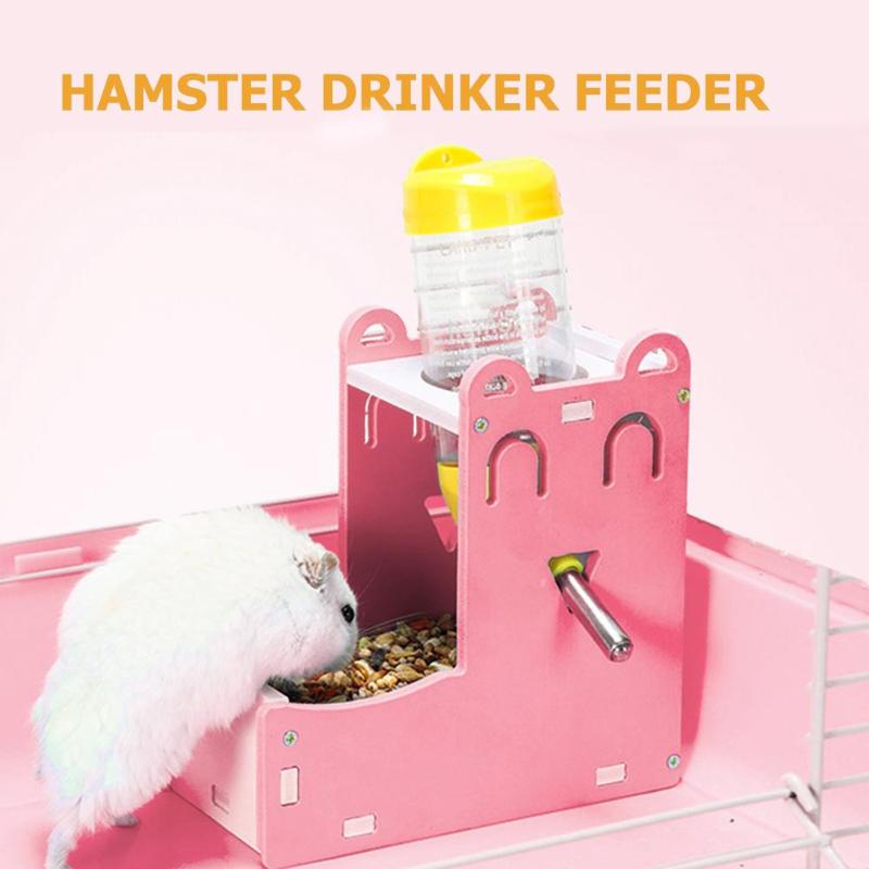 Water Drinking Bottle Holder Hamster Nest Small Animal Automatic Pet Insect-free Anti-aging Food Feeder Dispenser Hamster Toy - Image 2