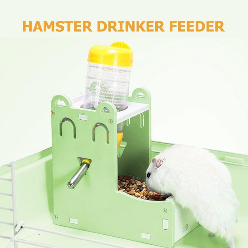Water Drinking Bottle Holder Hamster Nest Small Animal Automatic Pet Insect-free Anti-aging Food Feeder Dispenser Hamster Toy - Image 5