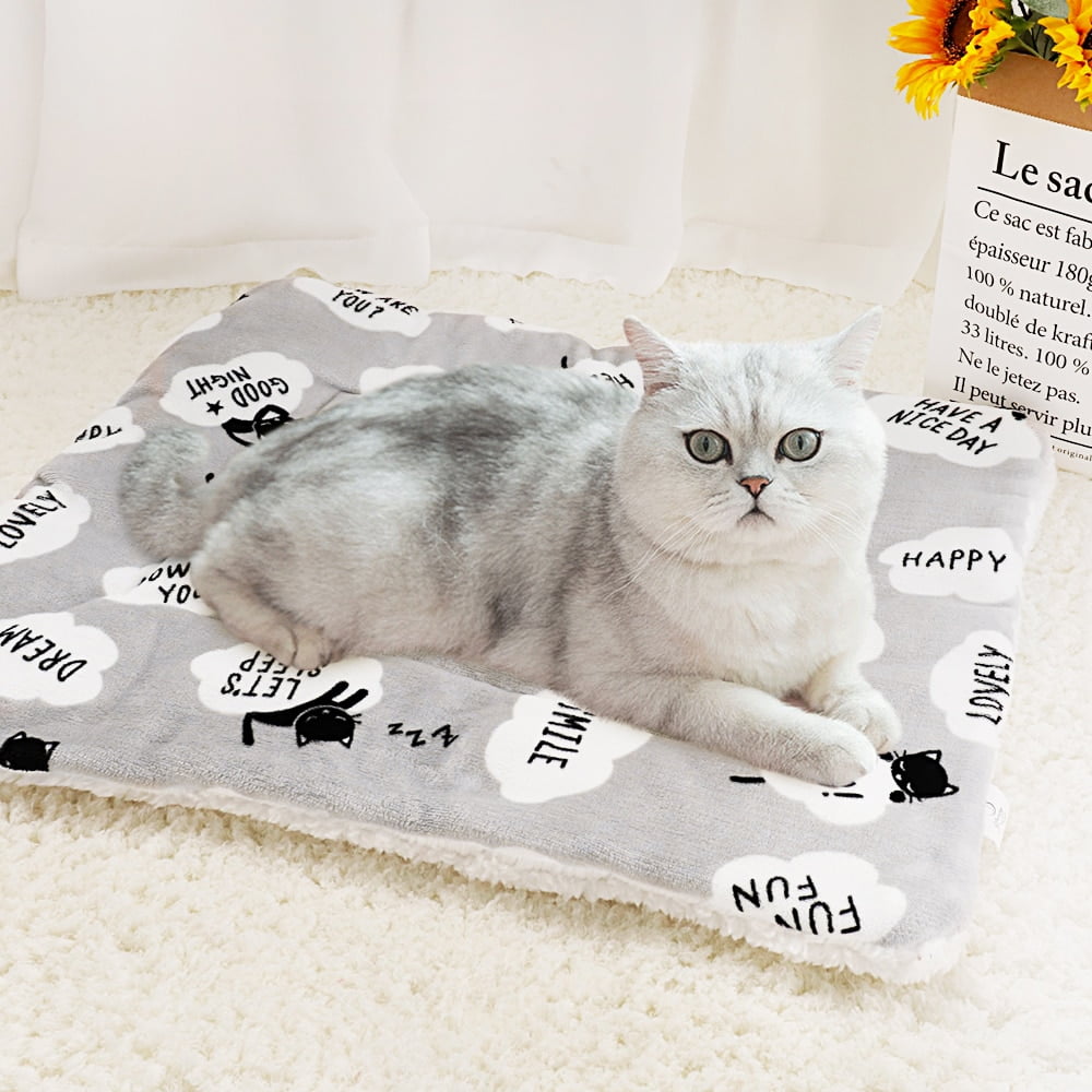Winter Pet Dog Bed Mat Soft Fleece Puppy Cat Blanket Dog Mattress Beds Warm Sleeping Cushion Kennel For Small Medium Large Dogs - Image 5