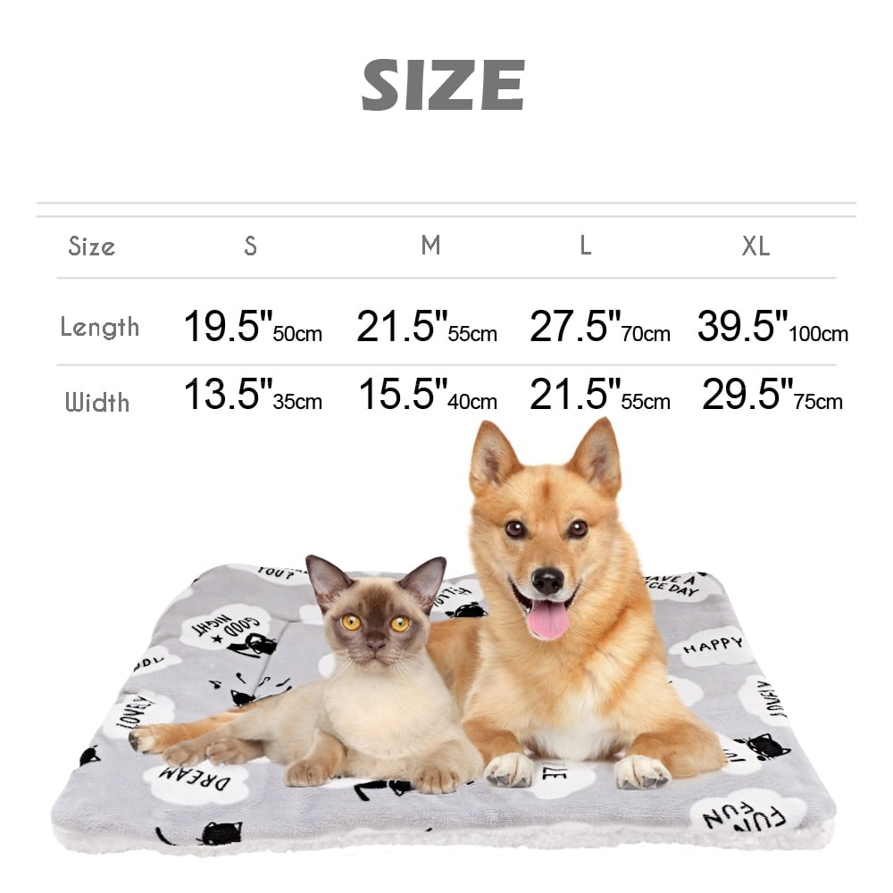 Winter Pet Dog Bed Mat Soft Fleece Puppy Cat Blanket Dog Mattress Beds Warm Sleeping Cushion Kennel For Small Medium Large Dogs - Image 6